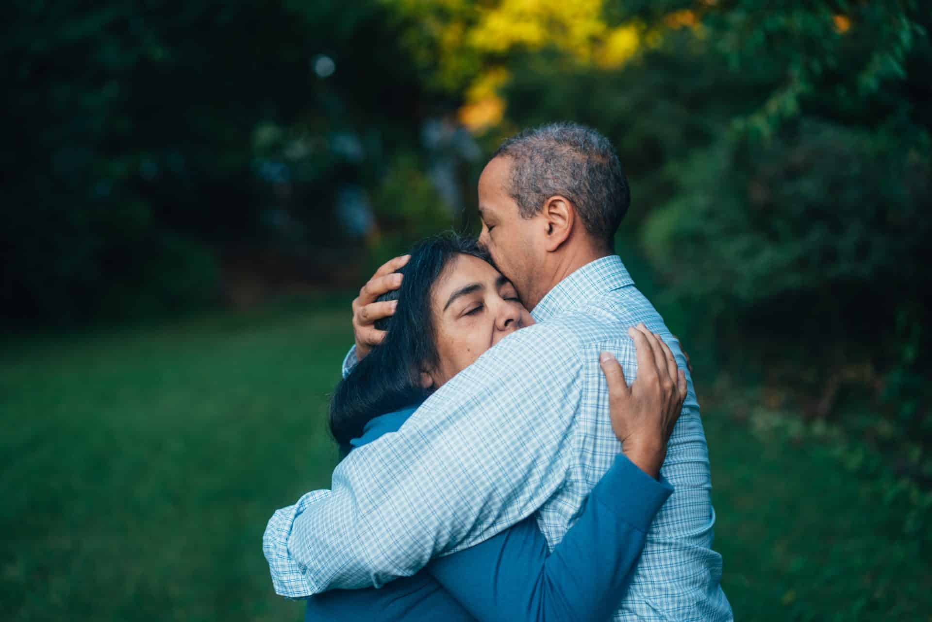 This couple highlights the foundations of marriage that families are built on.