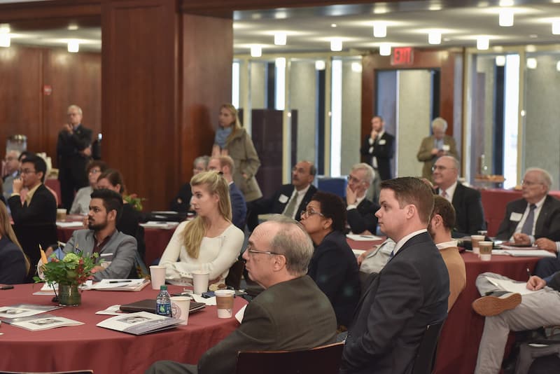 Lay Catholic leaders gather for a CAPP event at Fordham University. Events are a large part of CAPP membership.