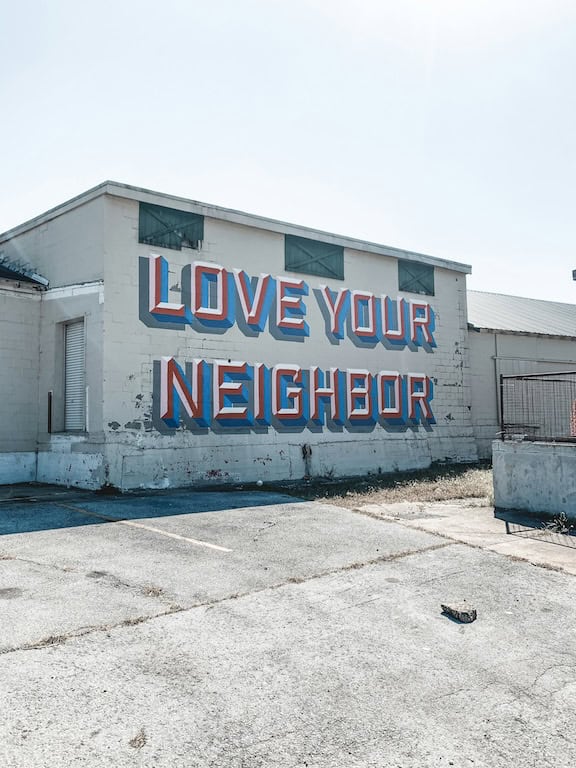 Who is my neighbor? All are my neighbor. Love your neighbor as yourself.